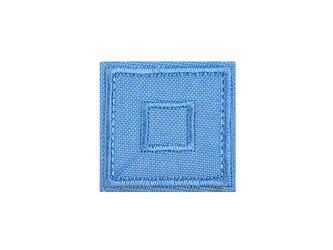 Nažehlovačka čtverec - 10 ks - 12 modrá světlá