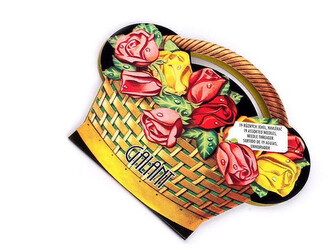 Jehly mapky košíček Galant - 10 ks - nikl