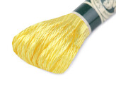 Vyšívací příze DMC Mouliné Satén - 1 ks - S307 Vibrant Yellow