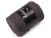 Provázková příze 100 m Cordy - 1 ks - 37 (8224) hnědá kávová