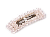 Sponka do vlasů pukačka s broušenými korálky - 1 ks - 6 crystal
