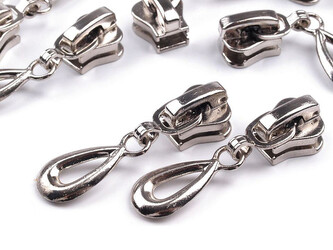 Jezdec ke kostěným zipům No 5 ozdobný - 10 ks - 2 nikl