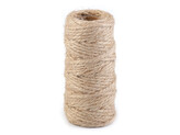 Sisalový provázek Ø2 mm - 24 ks - 2 režná přírodní