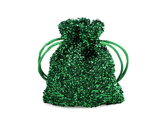 Dárkový pytlík 8x10 cm exkluzivní - 10 ks - 4 zelená