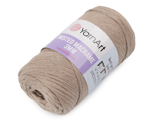 Pletací příze Twisted Macrame 250 g rozčesávací - 1 ks - 2 (768) béžová
