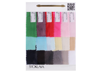 Vzorkovníky látek - minky, plátno, kočárkovina, teplákovina, velvet, tyl, šifon - 1 ks - 380583 viz foto minky hladké