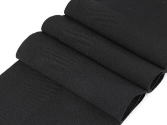 Elastický náplet s tunýlkem 14x90 cm - 1 ks - 2 (14x90 cm) černá