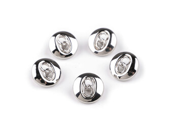 Kovový knoflík velikost 28"; 36" - 20 ks - 1 (28") nikl