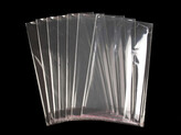 PP sáček s lepicí klopou 22x35 cm - 100 ks - transparent