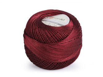 Příze háčkovací Tulip 50 g - 6 ks - 7 (422) bordó