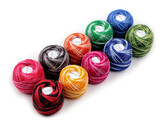 Bavlněná příze ombré 10 g - 10 ks - mix