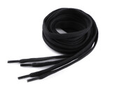 Bavlněné tkaničky do bot / tenisek / mikin délka 130 cm - 10 ks - 10 (9200) černá