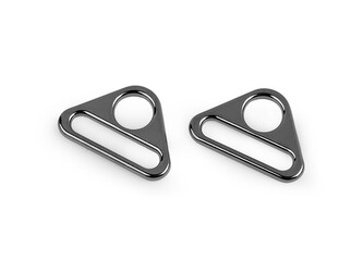 Trojúhelníkový kovový průvlek šíře 25 mm - 20 ks - 2 nikl antik