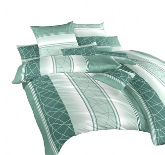 Dadka Povlečení krep Bruno mentol 140x200, 70x90 cm Dadka Povlečení krep Bruno mentol 140x200, 70x90 cm