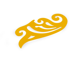 Křivítko ohebné - 1 ks - žlutá