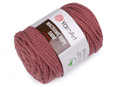 Pletací příze Macrame Rope Ø5 mm 500 g rozčesávací - 1 ks - 5 (792) starorůžová