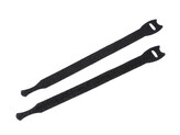 Stahovací páska na suchý zip délka 15; 20 cm - 10 ks - 1 (20 cm) černá