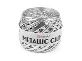 Pletací příze Metallic Club 180 g - 1 ks - 1 (8102) stříbrná lesk