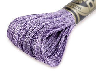 Vyšívací příze DMC Mouliné Light Effects - 1 ks - E155 Dewberry