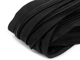 Zip stanový spirálový No 10 s oboustranným jezdcem délka 195 cm - 1 ks - černá