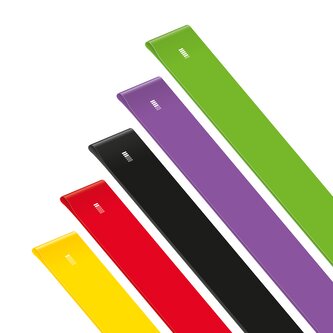 Latexová sada cvičebních pásů Long Band LTs-1, 2,5-20 kg, 5 pásů, barevná, REBEL ACTIVE