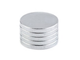 Magnet Ø15 mm velmi silný - 10 ks - nikl