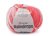 Pletací příze Raindrops 50 g - 1 ks - 3 (2908) červená rumělka