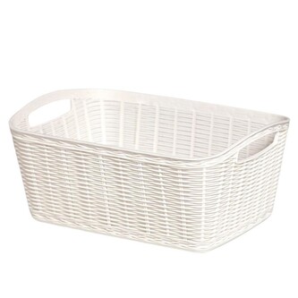 BAMA Košík univerzální plastový LA CANESTRINA, maxi, bílá
