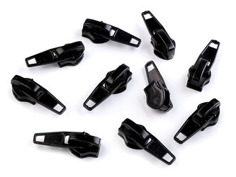 Jezdec ke spirálovým zipům No 7 - 50 ks - 322 černá Jezdec ke spirálovým zipům No 7 - 50 ks - 322 černá