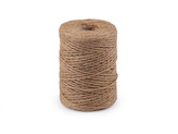 Jutový provázek Ø2 mm k pletení a háčkování i na balení - 1 ks - 2 režná přírodní