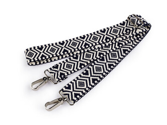 Textilní ucho / popruh na tašku s karabinami šíře 3,8 cm - 1 ks - 37 modrá tmavá