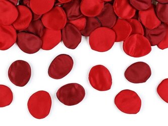 Płatki róż w woreczku odcienie czerwieni 100szt