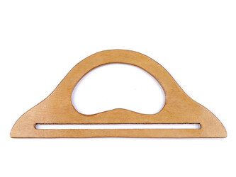 Dřevěná ucha na tašky - 20 ks - 2 přírodní