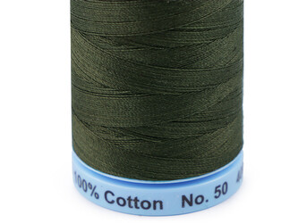 Bavlněné nitě 400 m Etiketní č.50 Triana Amann - 5 ks - 0554 Dark Olive