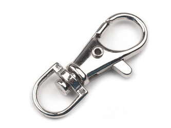 Kovová karabina s obrtlíkem průvlek 10 mm - 500 ks - 1 nikl