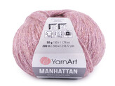 Pletací příze Manhattan 50 g - 1 ks - 3 (909) starorůžová