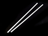 Výztuž do korzetu kovová šíře 8 mm více délek - 10 ks - 2 (35 cm) bílá