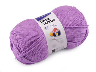 Pletací příze Lada Luxus 100 g - 1 ks - 13 (53111) fialová lila