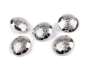 Kovový knoflík velikost 28", 32", 36" - 200 ks - 3 (36") nikl