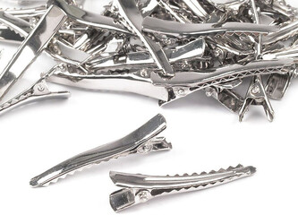 Spona do vlasů se zoubky délka 45 mm - 50 ks - 1 platina