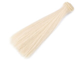 Paruka / vlasy pro panenky 20 cm - 1 ks - 9 blond nejsvětlejší