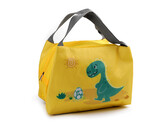 Termotaška skládací svačinová 17x21 cm - 1 ks - 6 žlutá dinosaurus