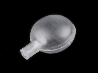 Pískátko do textilních výrobků Ø25 mm - 25 ks - transparent