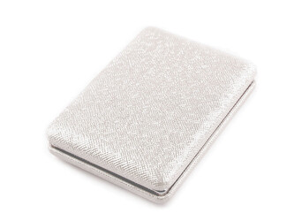 Kosmetické zrcátko metalické - 1 ks - 2 béžová nejsv.