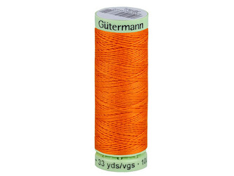 Polyesterové nitě Gütermann Jeans návin 30 m - 1 ks - 350 oranžová