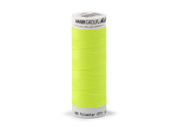 Polyesterové elastické nitě Seraflex Mettler návin 130 m - 5 ks - 1426 žlutá reflexní