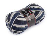 Pletací příze Best socks / ponožkovka 150 g - 1 ks - 8 (7380) modrošedá tmavá