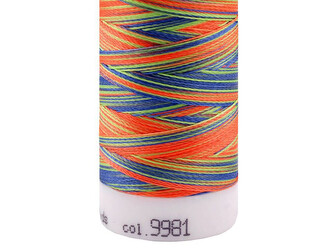 Nitě Poly Sheen Multi Mettler 200 m - 1 ks - 9981 Multicolored