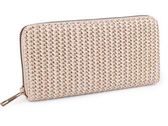 Dámská peněženka 9,5x19 cm - 1 ks - 1 přírodní sv.