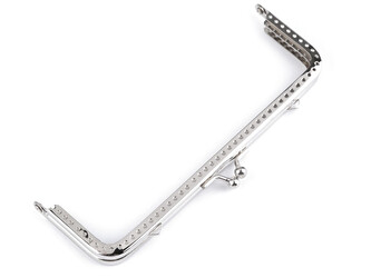 Rámeček na výrobu kabelky našívací 15,5x9 cm - 50 ks - nikl